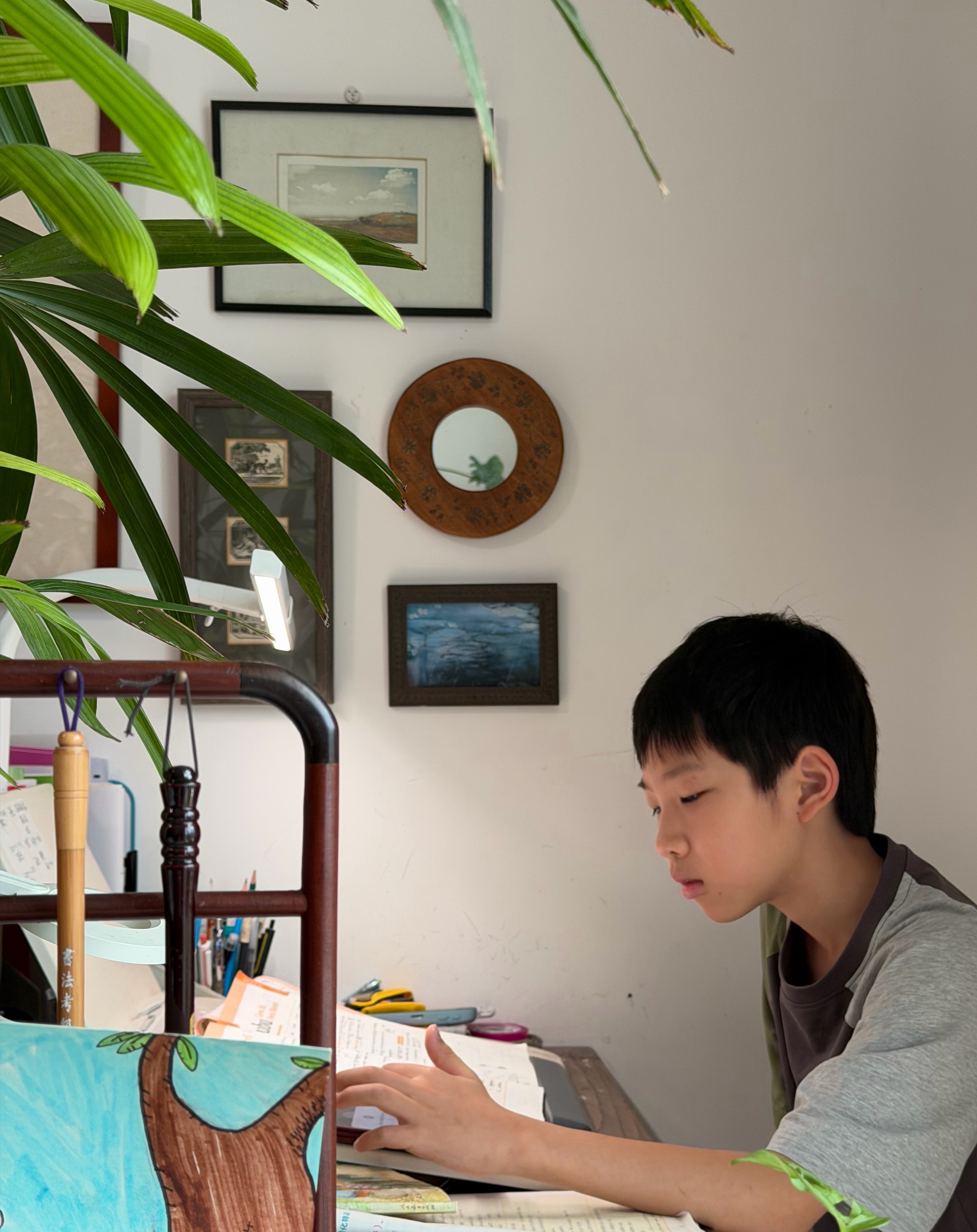 10点起床，12点开始学习，然后半小时就要跳了