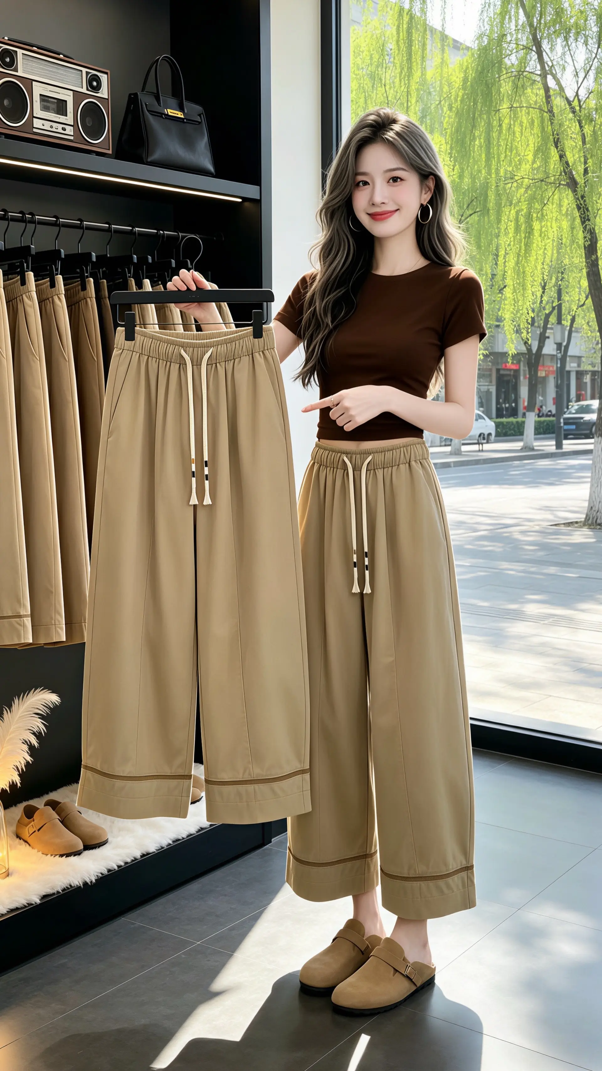 这才是女生们想找的裤子吧 百搭神裤人手一条 修饰腿型的裤子 一眼就爱上...