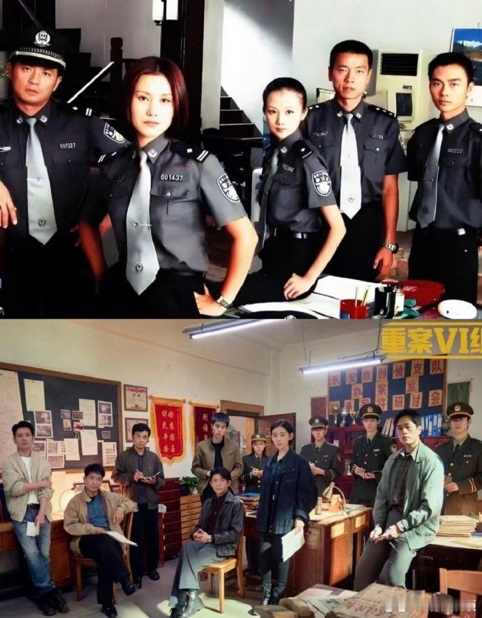 重案六组新老版对比重案六组新老版剧照对比经典版本气场刻在画面里，新版一改站位直接