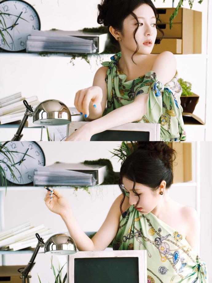 李兰迪有种生机盎然的美李兰迪好高级的一张脸李兰迪有种生机盎然的美，眉眼舒展又明媚