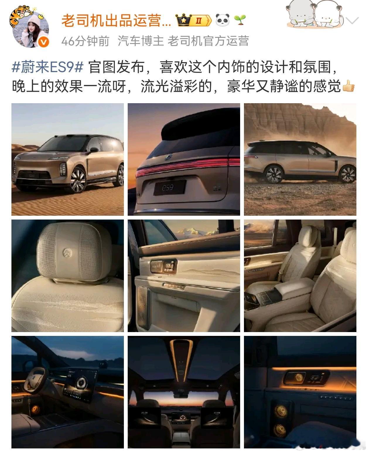 蔚来ES9宣传片媒体反馈第二波～蔚来汽车蔚来es9大局观观车