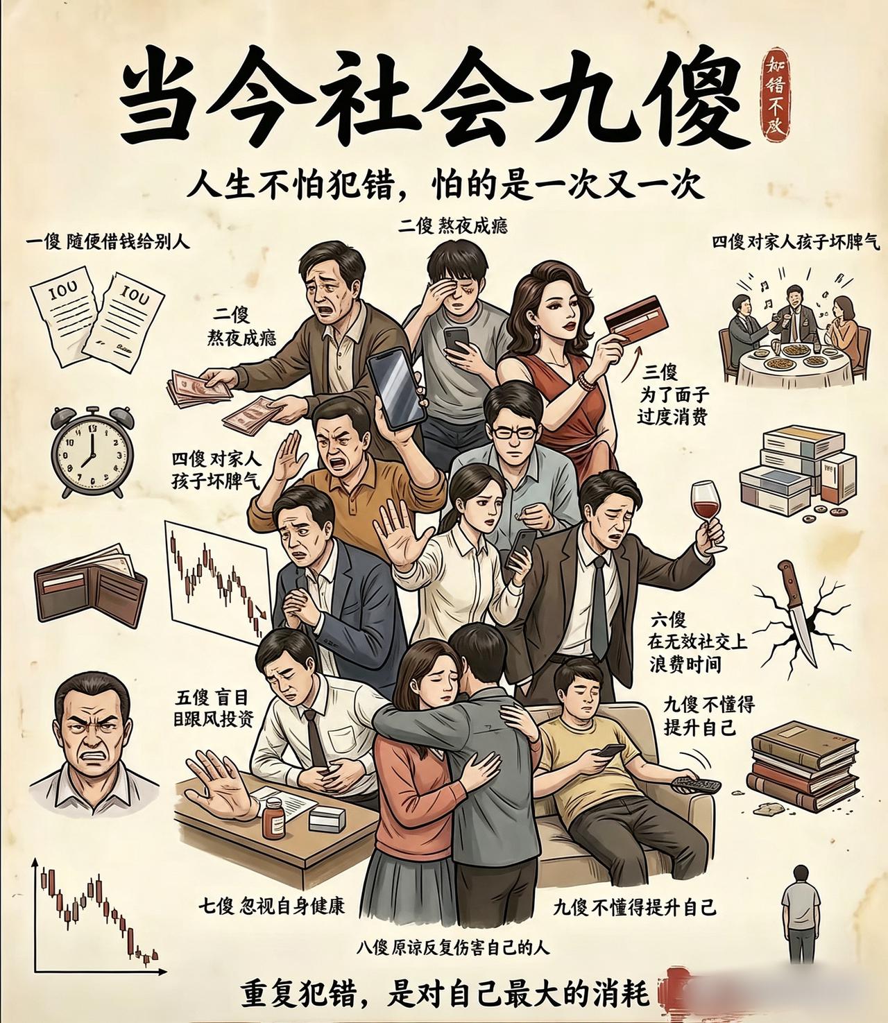 社会九种傻，你中招了吗？
