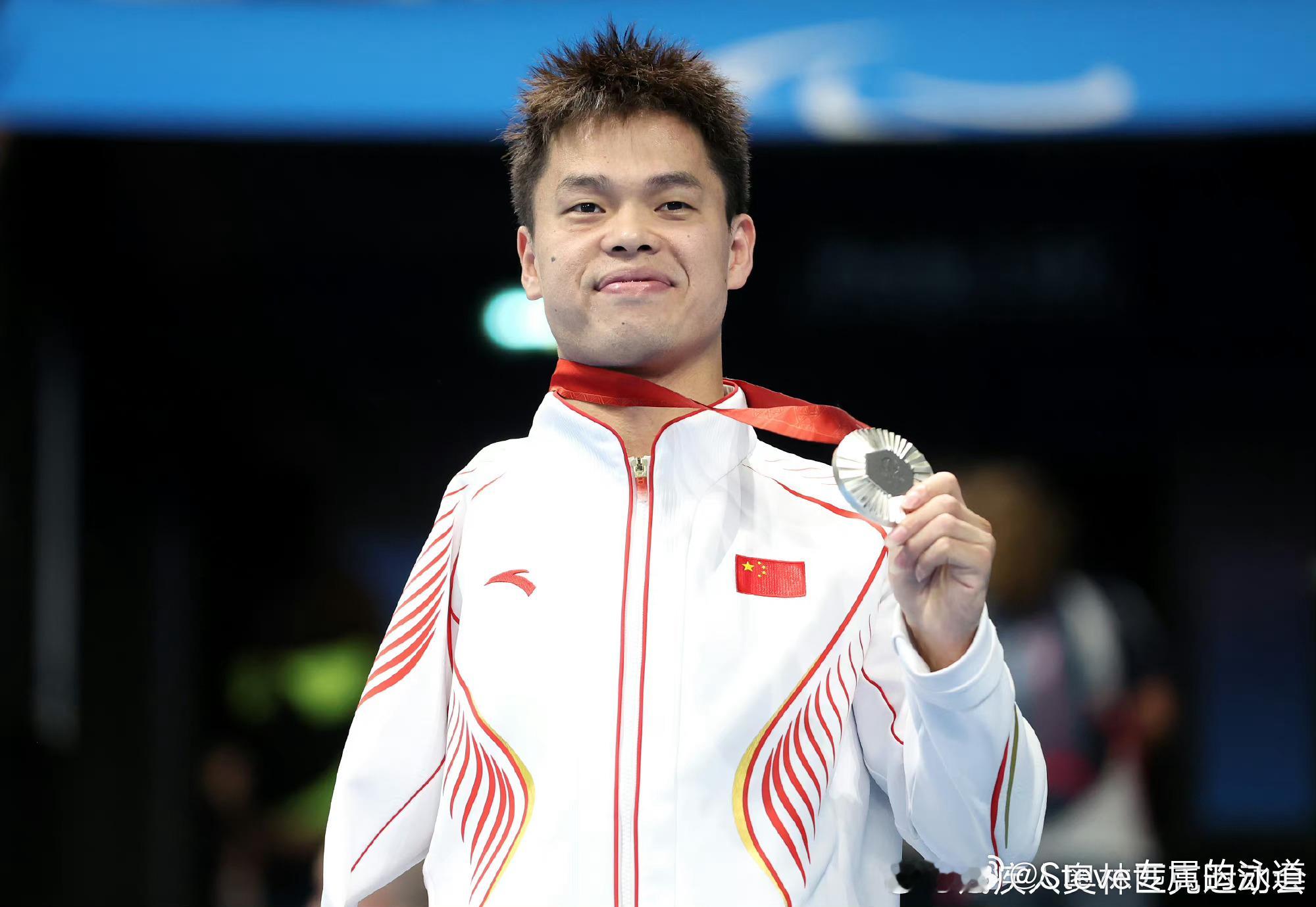 #2024年巴黎残奥会##游泳#中国队2🥇4🥈1🥉男子S级100米自由泳中