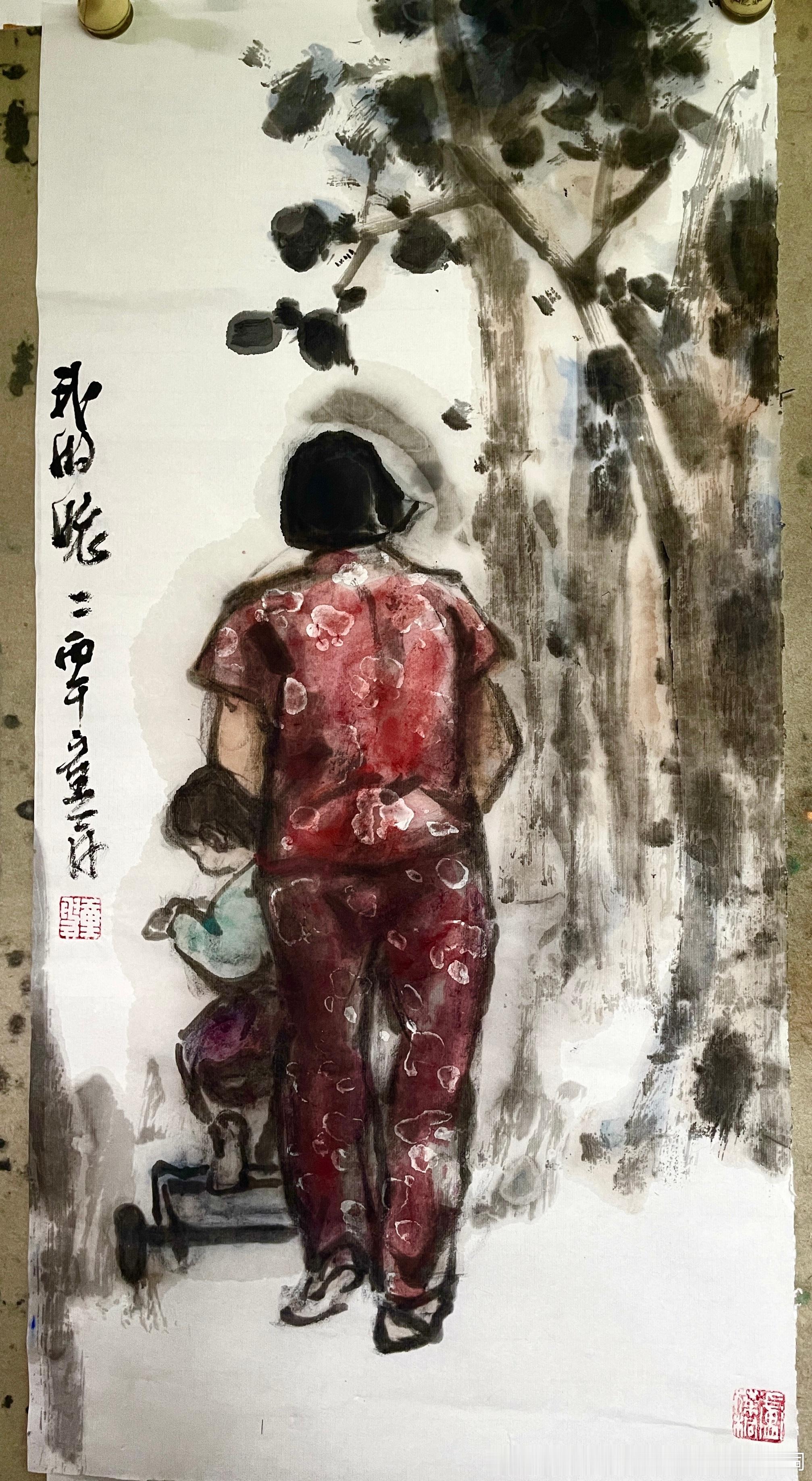 卢氏水墨  我的姥姥 