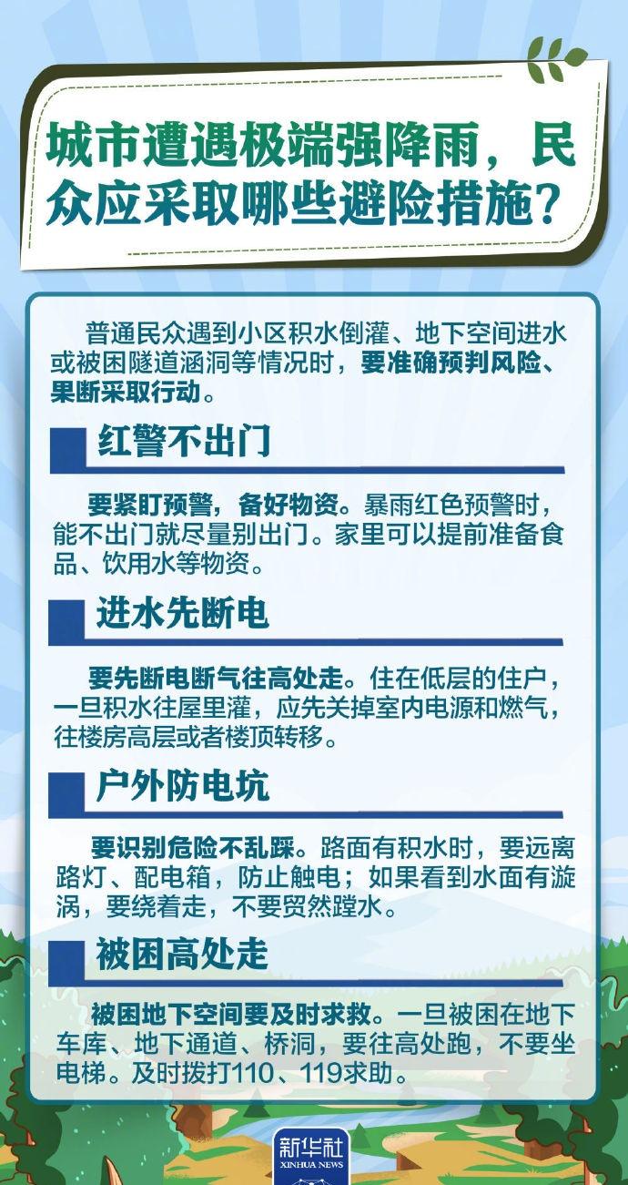 【九图了解防汛安全科普知识】收好这份防汛避险攻略 今年主汛期，我国极端天气气候事