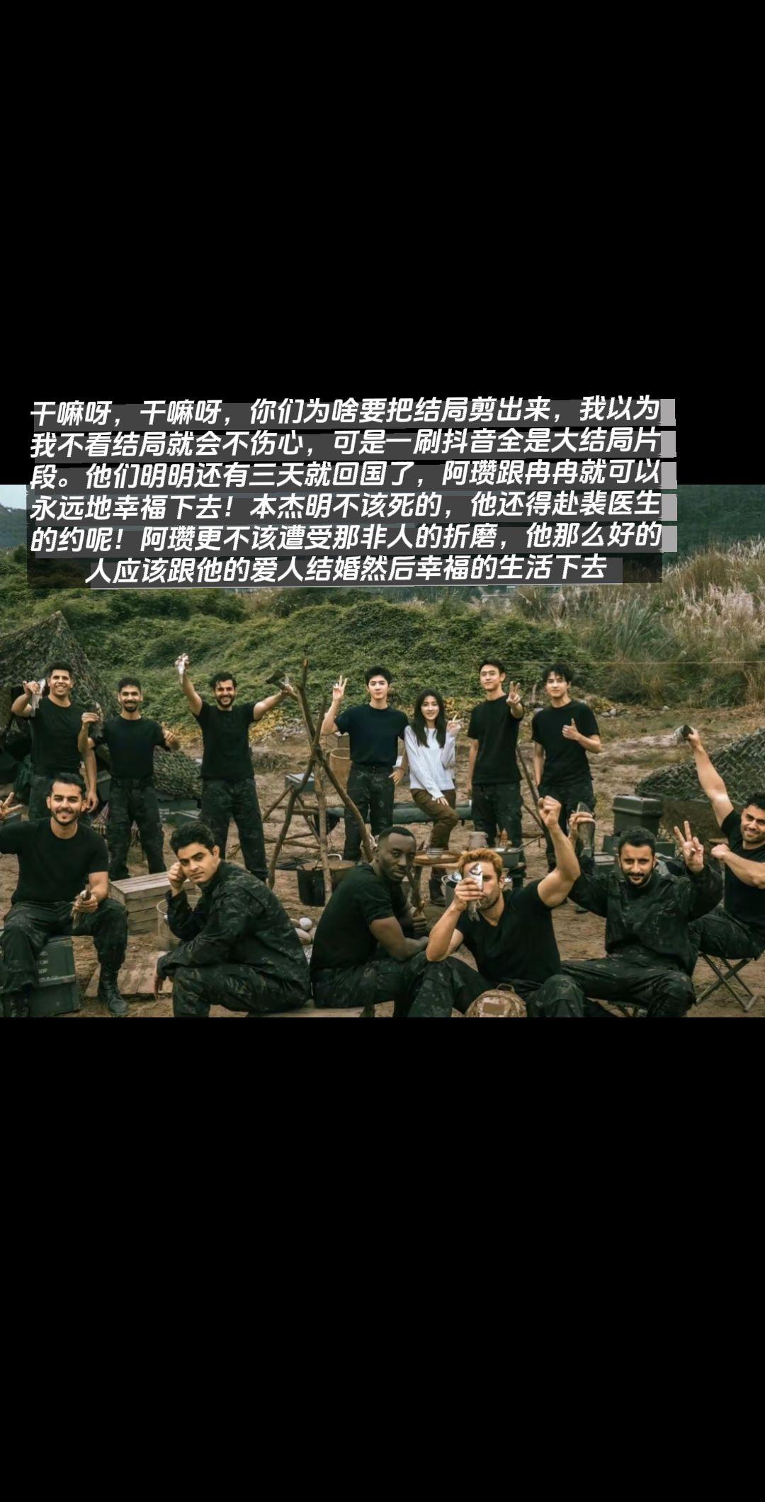 始终不敢看后面那几集，受不了，完全受不了。就差三天了，他们就可以回国结婚了