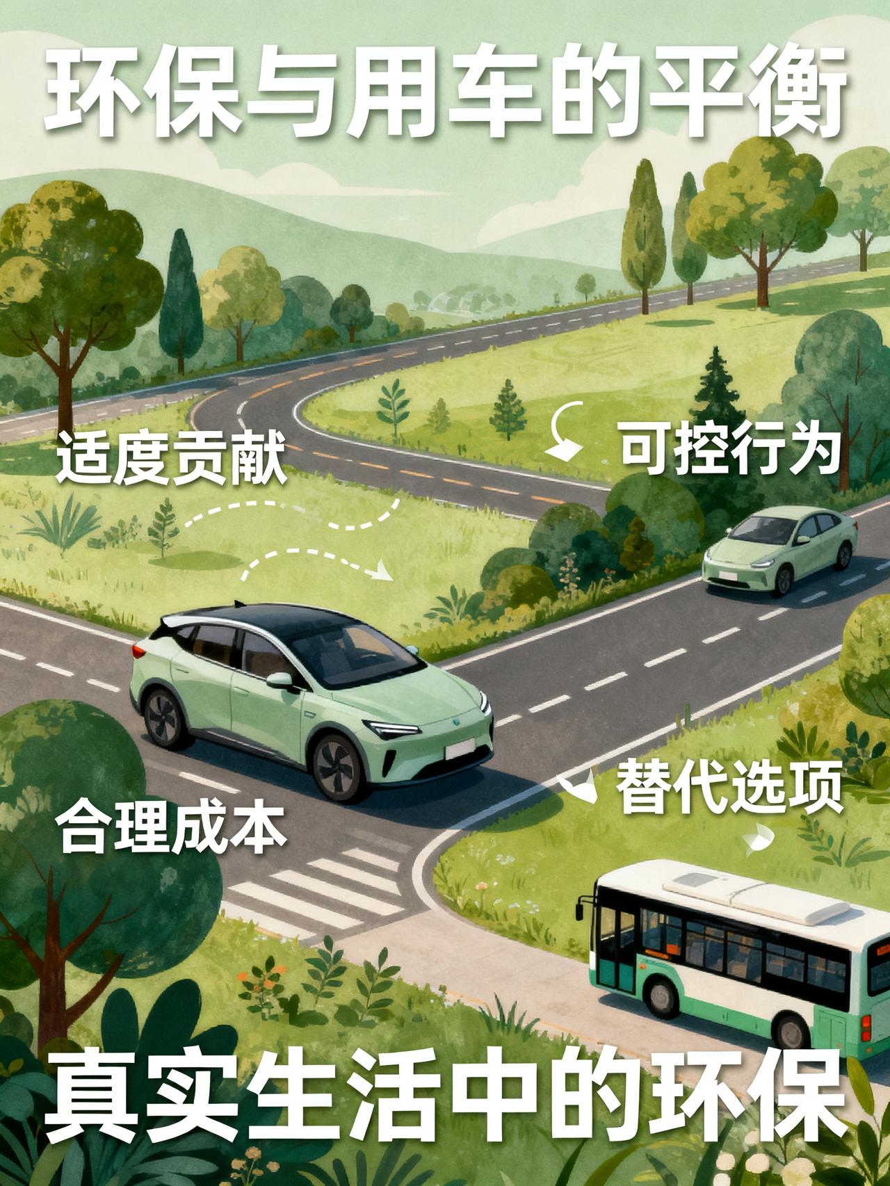 一位教授说：环保当然要搞，但不能让我不开车。我一年开车大概要跑两万公里，少开一千