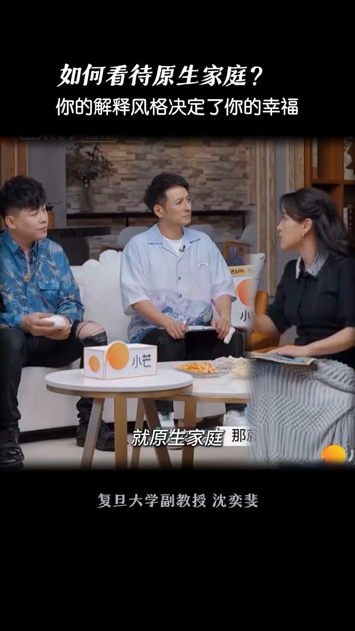 如何看待原生家庭？你的解释风格决定了你的幸福。
复旦大学副教授沈奕斐。
社会学有