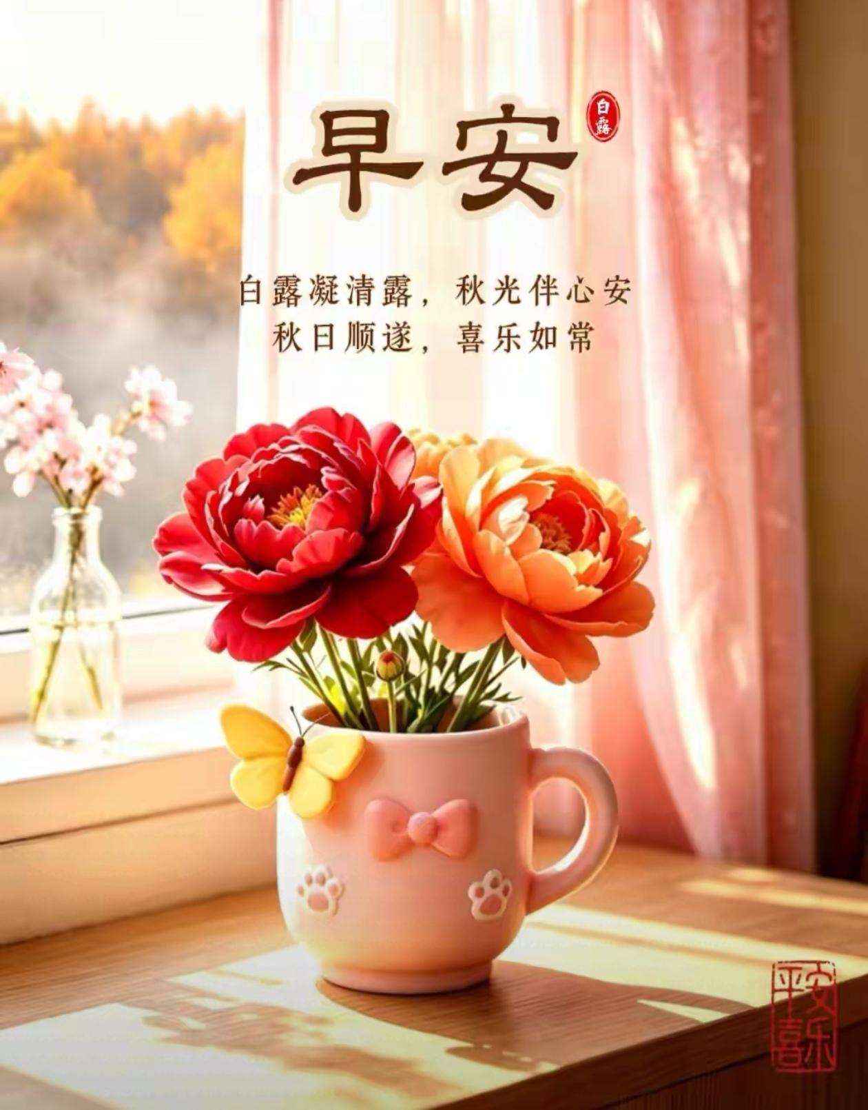 蒹葭苍苍，白露为霜，今日白露，邂逅秋的序章。

浮云天高远， 晨露初凝霜。秋意沉
