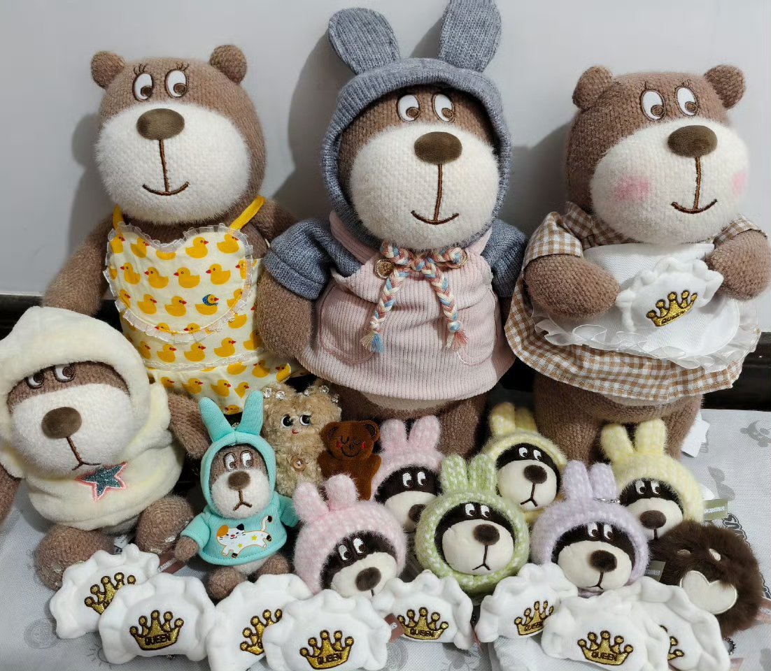 去年今日我在欣赏汉斯小熊全家福🐻 