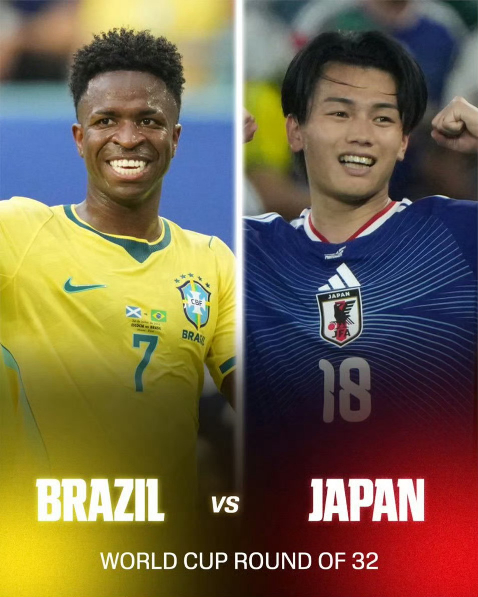 众名宿提醒巴西不可轻视日本 世界杯32强淘汰赛，日本将对阵巴西。足坛众名宿提醒巴