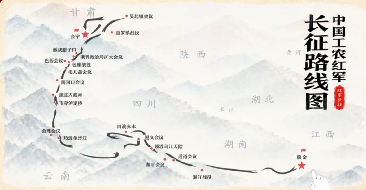 长征九十周年之际，愿华夏问鼎全球之巅，纪念革命先贤。

长征一头是年幼的党危难之
