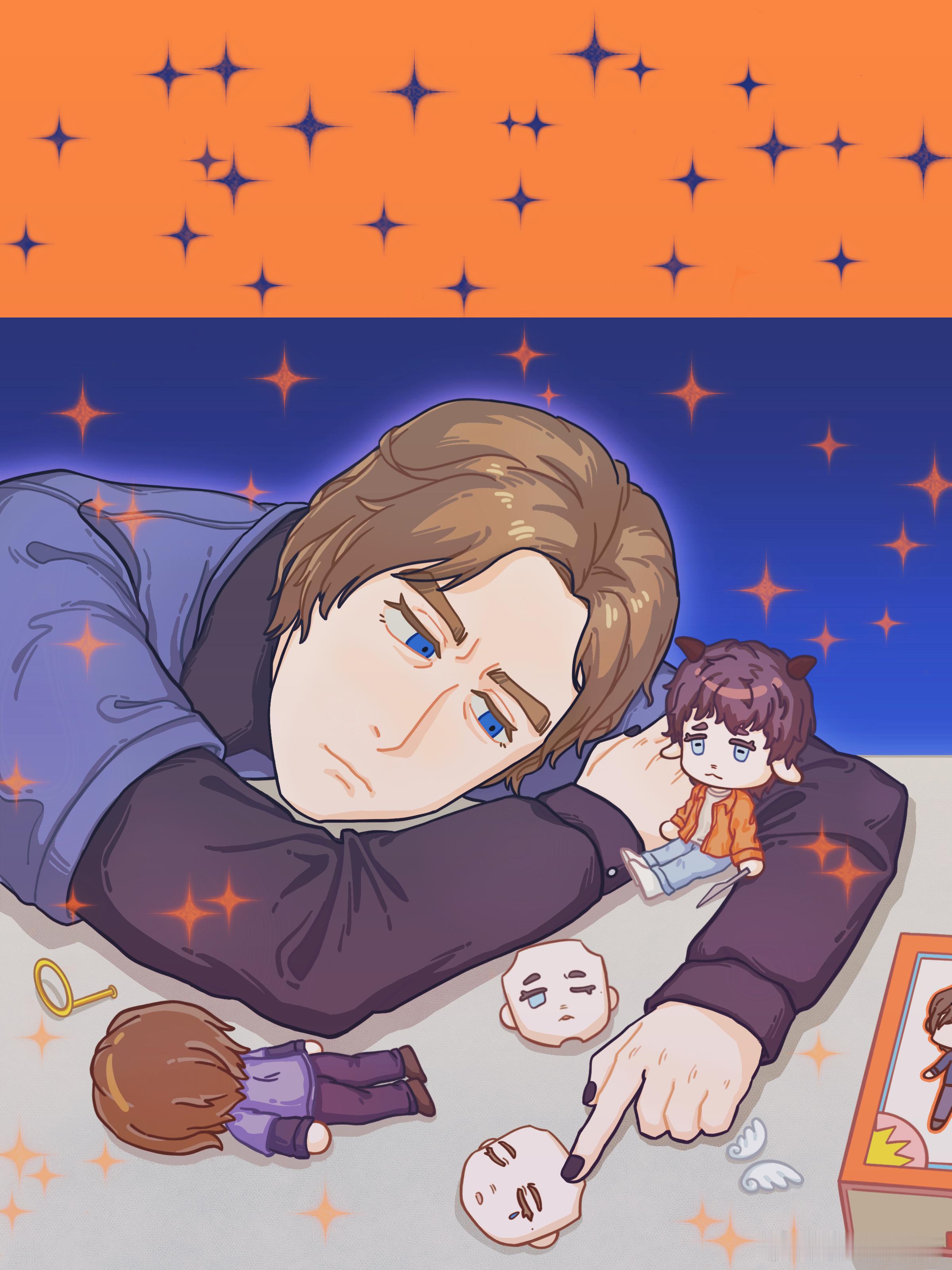 星鸟给俺画的小亨爱玩bjd。。。喜欢 