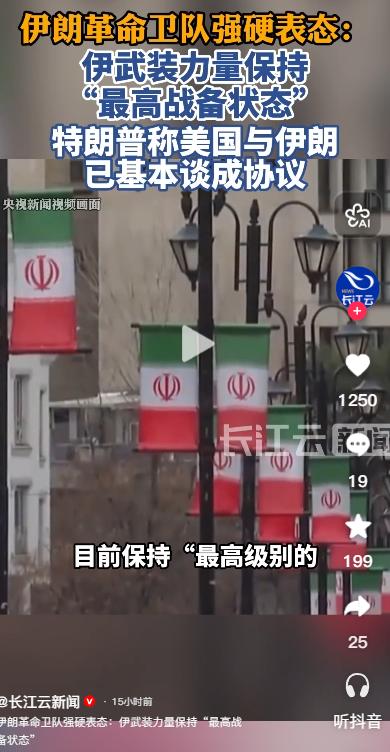 [兔子]当地时间 5 月 24 日，伊朗伊斯兰革命卫队总司令艾哈迈德・瓦希迪公开