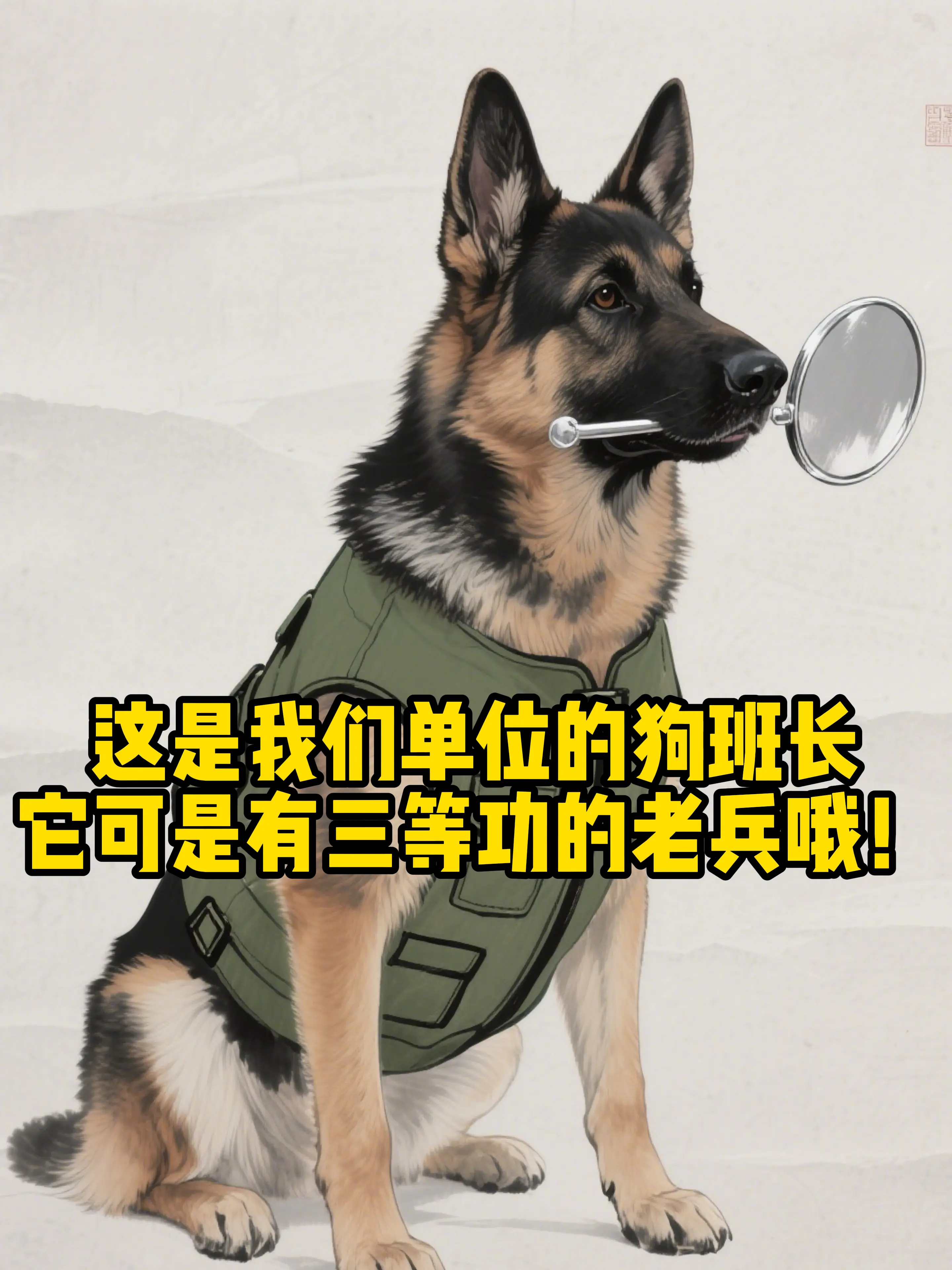 有没有听说过狗班长。