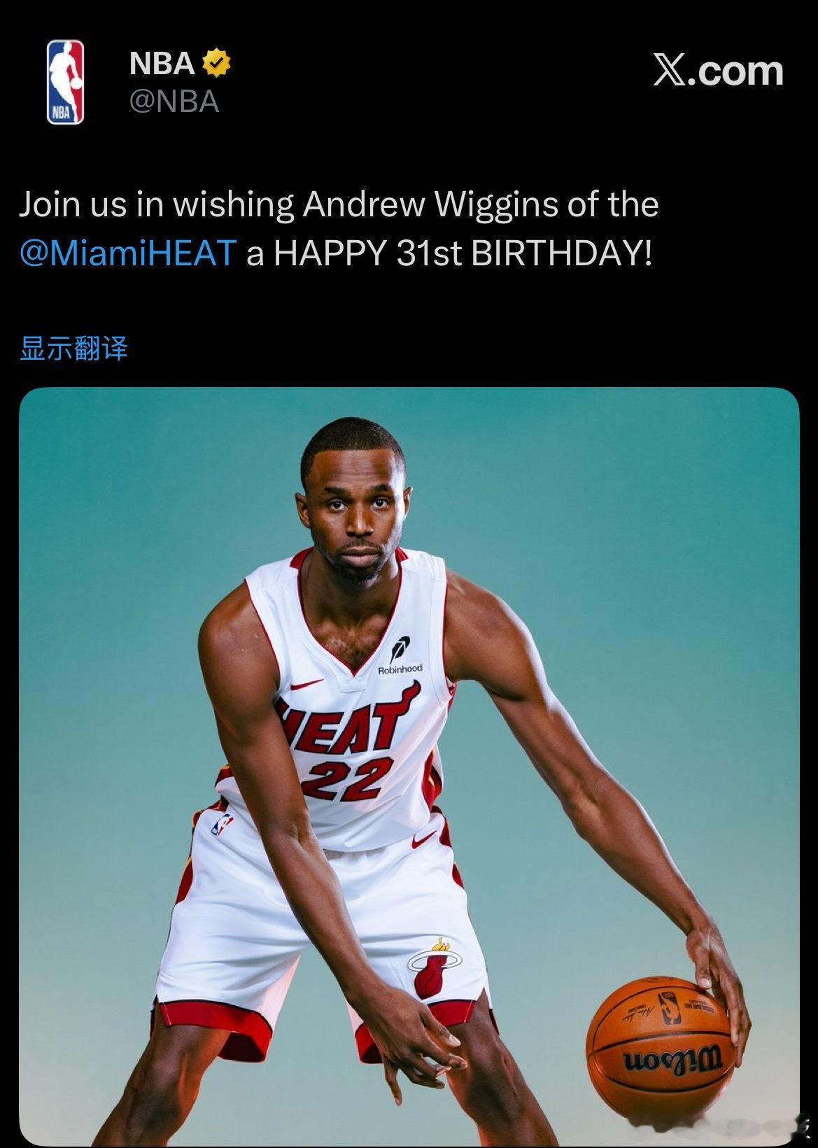 维金斯31岁生日快乐！🎂 