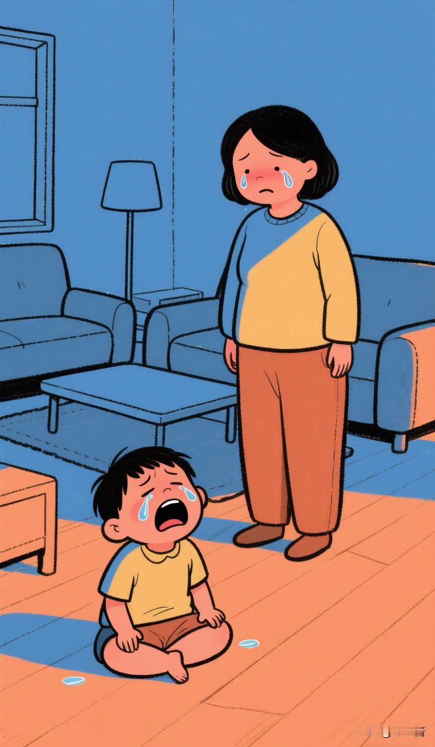 带孩子这件事，总让我陷入矛盾里：

想把孩子交给别人带，心里又一百个不放心；他调