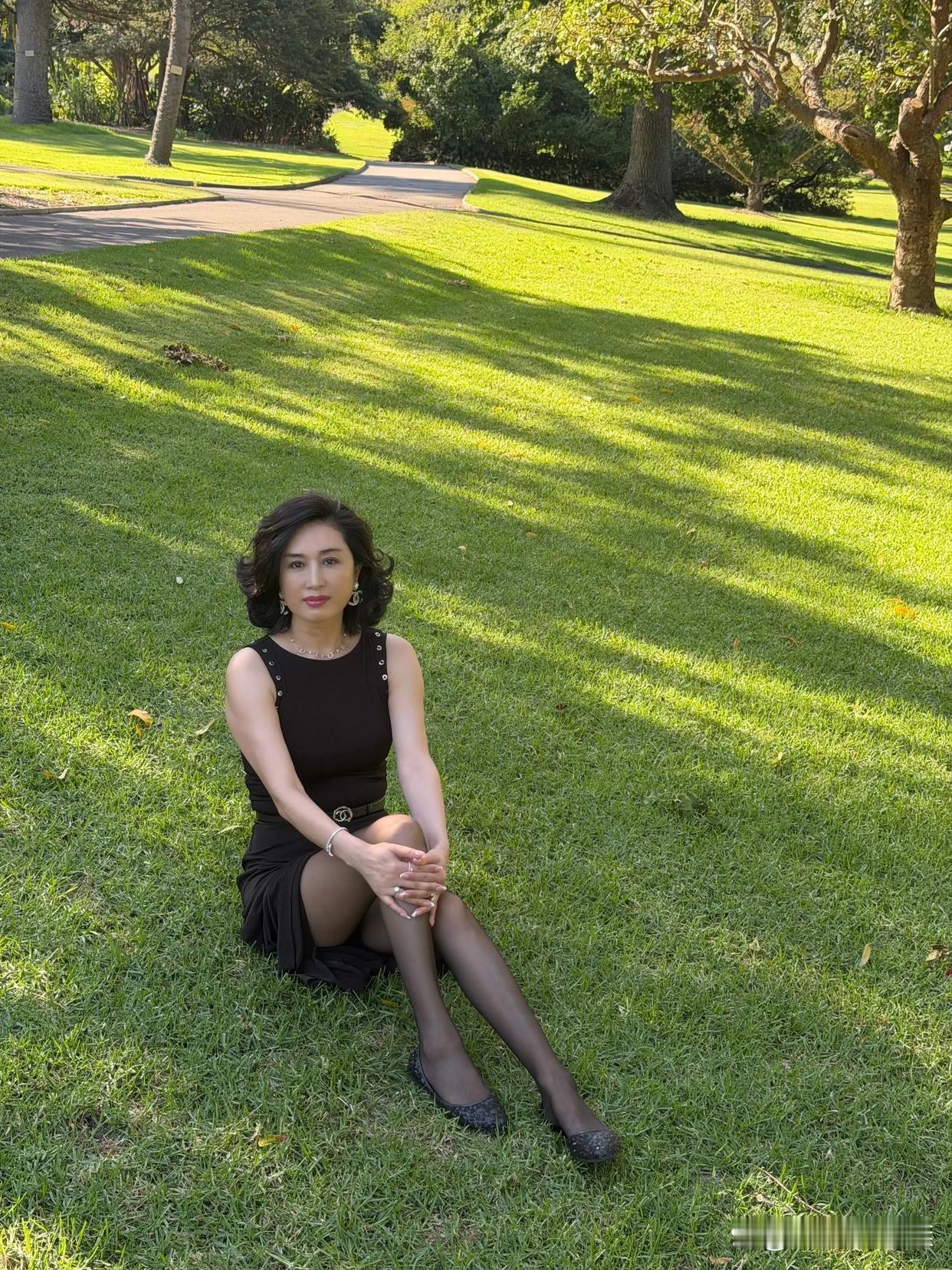 四十多岁的阿姨，这样美不美呢