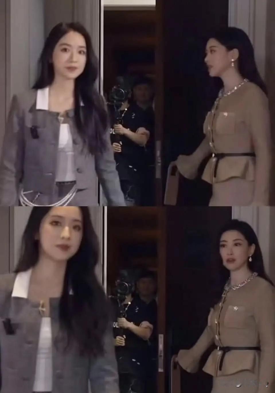 女主持人怎么可以这么自然地让朱珠给她开门，然后水灵灵的撇下朱珠自己径直先进门，全