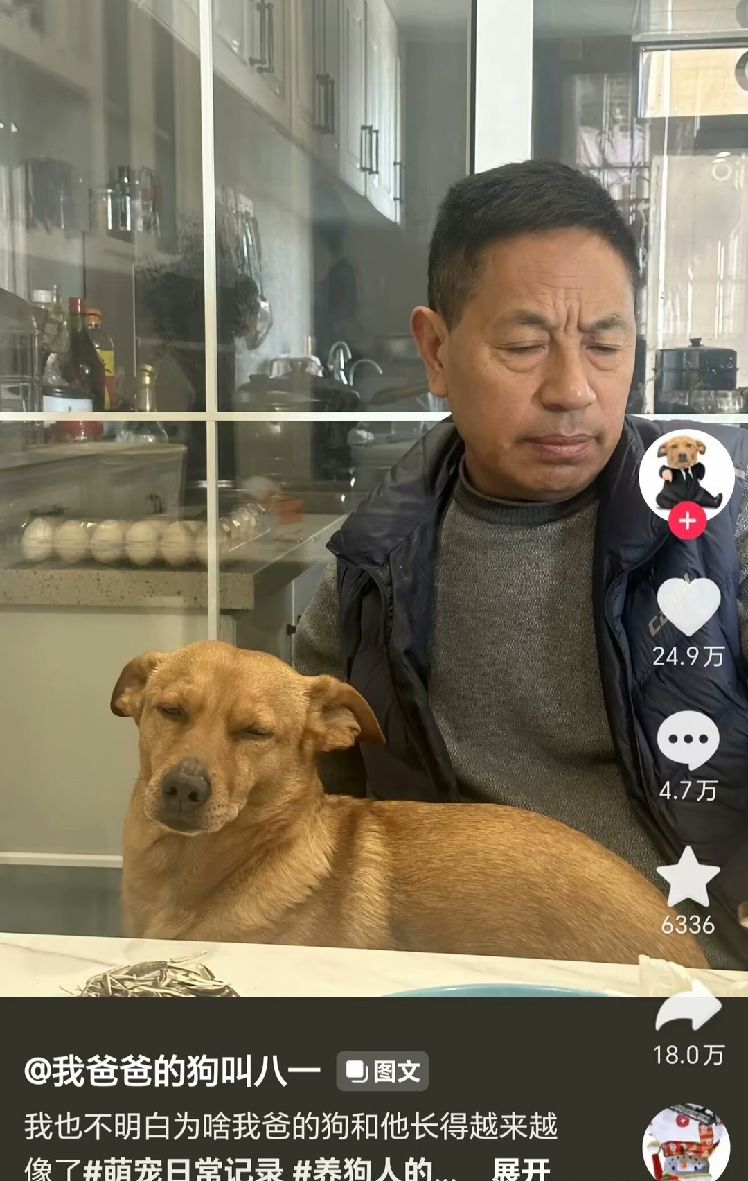 好神奇，不管是养孩子还是小动物，咋会越来越像 ​​​