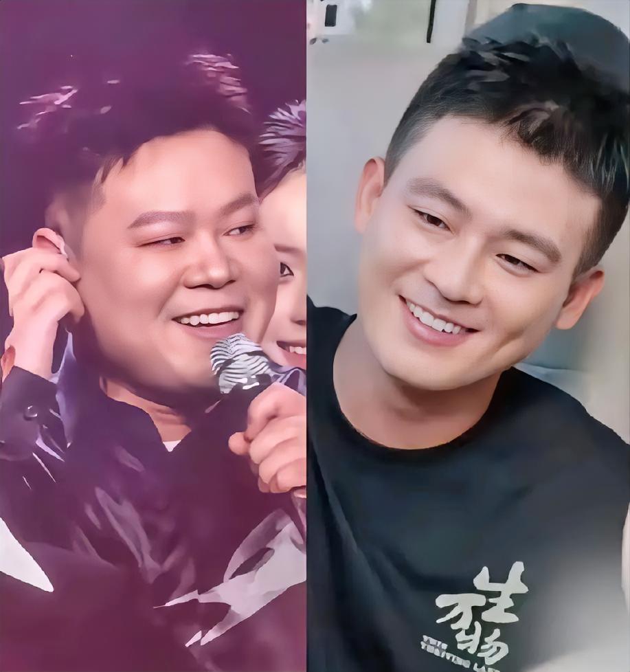 再次被欧豪燃到了
没想到不是他的帅，而是他的发型！
竟然被小岳岳模仿了，这两个人