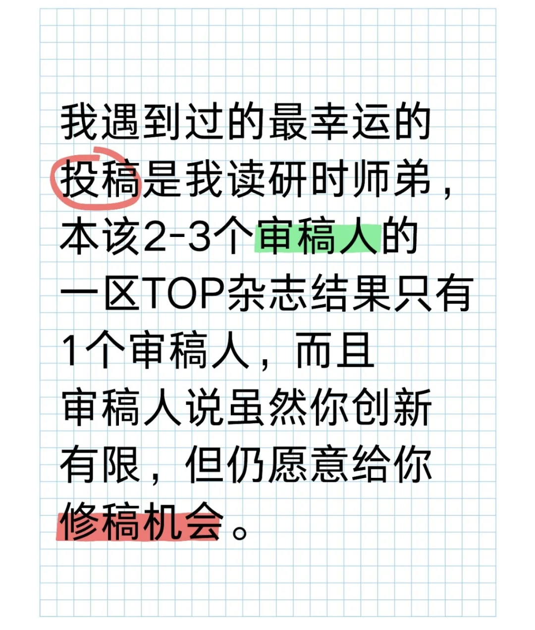 我见过的最幸运的一区TOP论文投稿