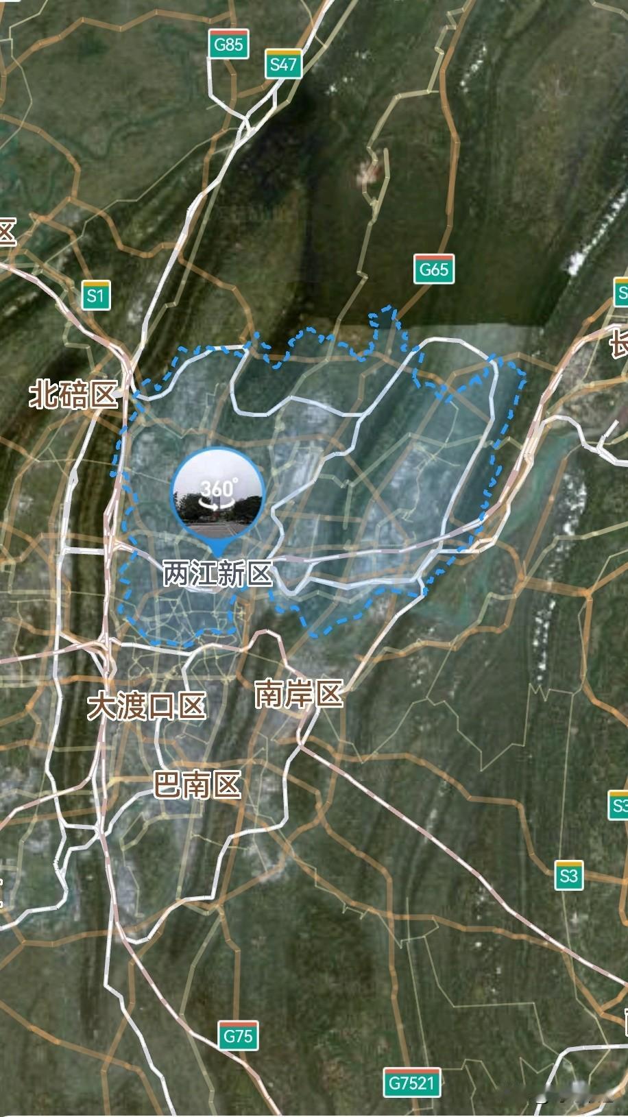 重庆，从两江新区2到永川2是拔提用重吗？
两江新区，政区化之前，包括江北、北碚、