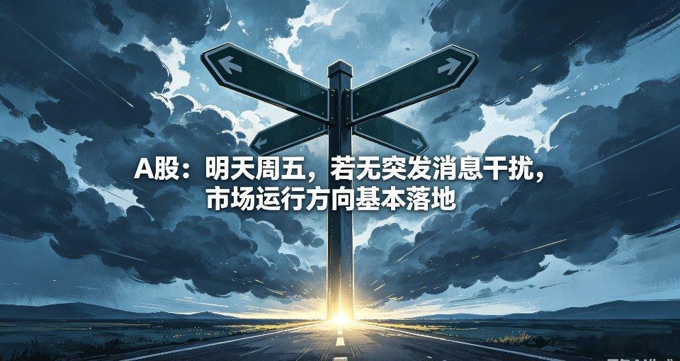 A股周五行情预判：若无突发消息，本周收官走势基本定型眼下正值6月末半年结算节点，