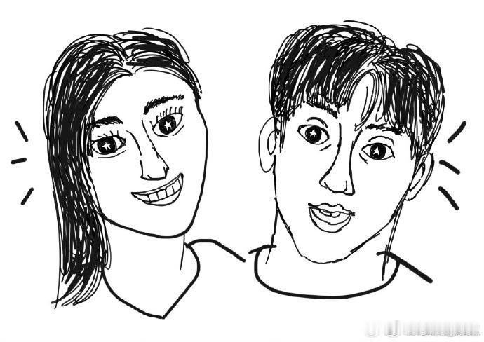 黄子弘凡一不小心画的太像了黄子弘凡的画作不仅有趣，而且让人猜不透，他的画技真的是