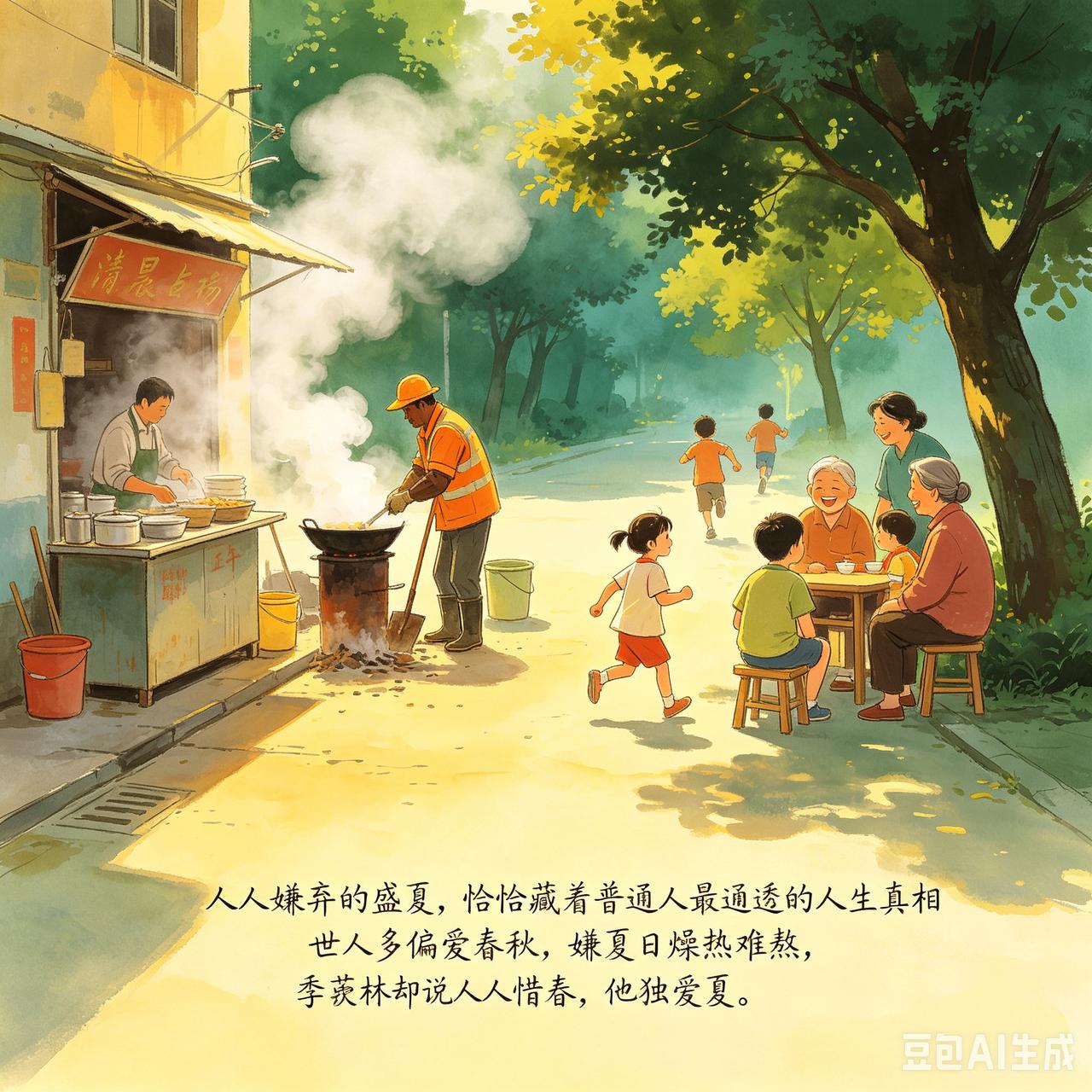 人人嫌弃的盛夏，恰恰藏着普通人最通透的人生真相
 
世人多偏爱春秋，嫌夏日燥热难