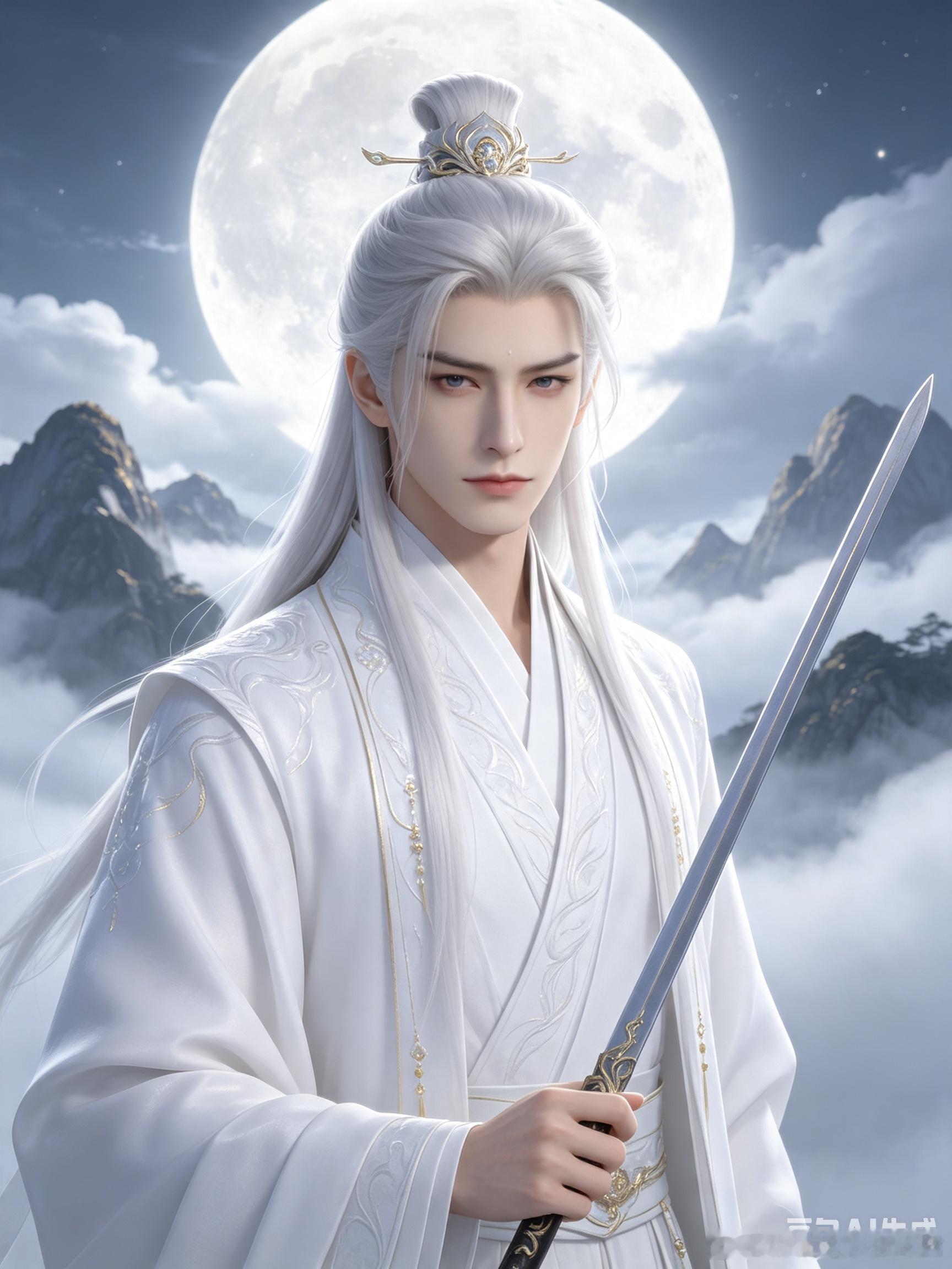 顶级AI漫剧男主盘点，如今AI漫剧彻底出圈，各大建模男神百花齐放！仙侠里隐忍破碎