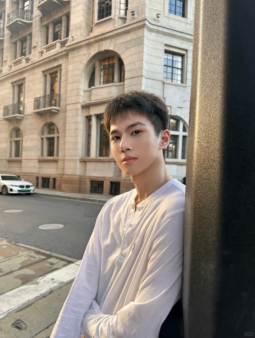 朋友说我今天有点爹系少年感