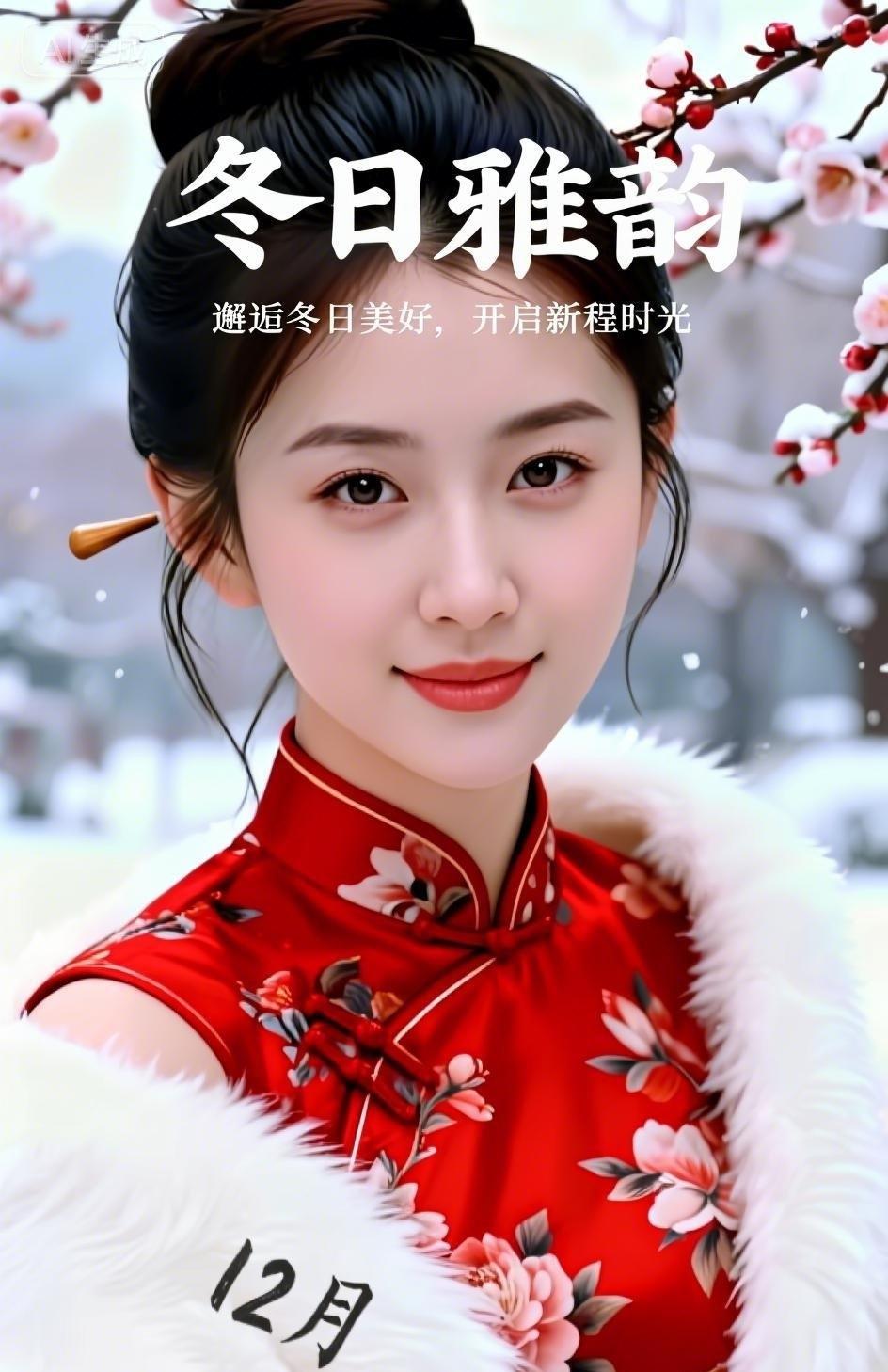 上联：夏雨荷花艳，下联才子请冬雪腊梅红