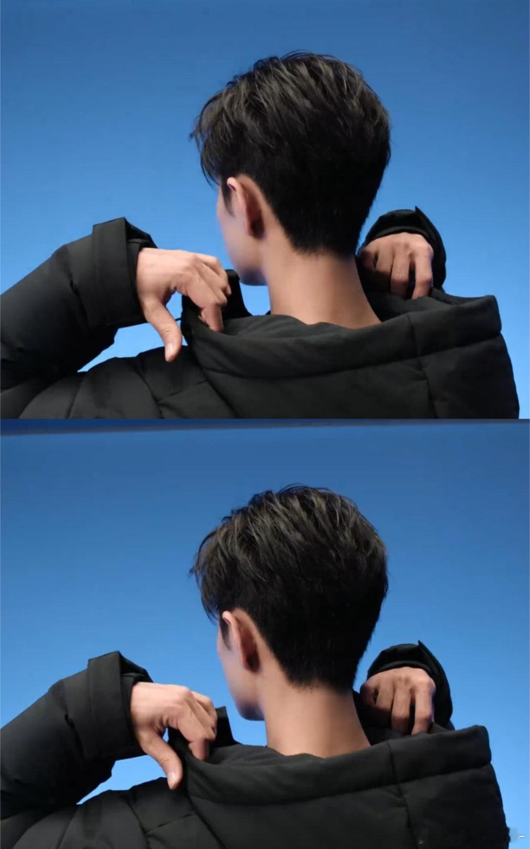 不知道有没有人能get到 肖战从脖颈看过去 好幼啊 整个人很干净很清爽！