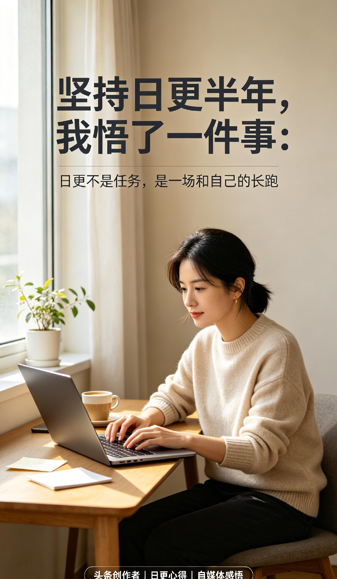 在头条坚持日更半年，我悟了一件事：
每天发文，拼的从来不是文采，是心态。
 
别
