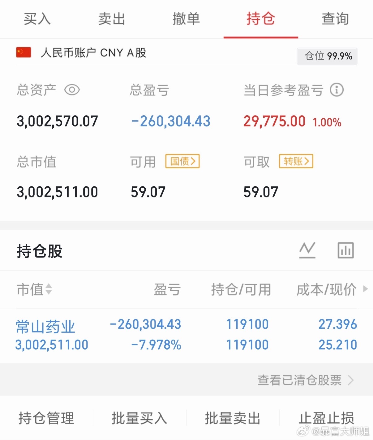 8月3日笔记常山YY前期低点支撑有力，量能平稳蓄力，明天继续回血173万亿为什么