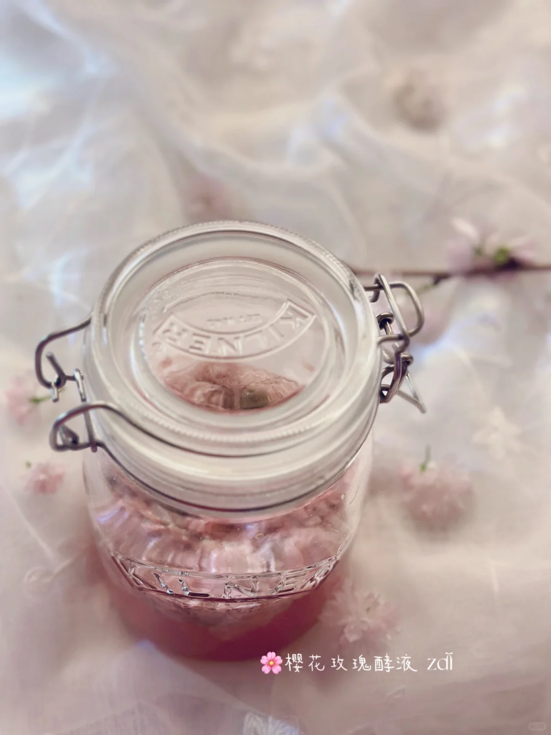 玫瑰樱花酵液｜花一开、我知你会来