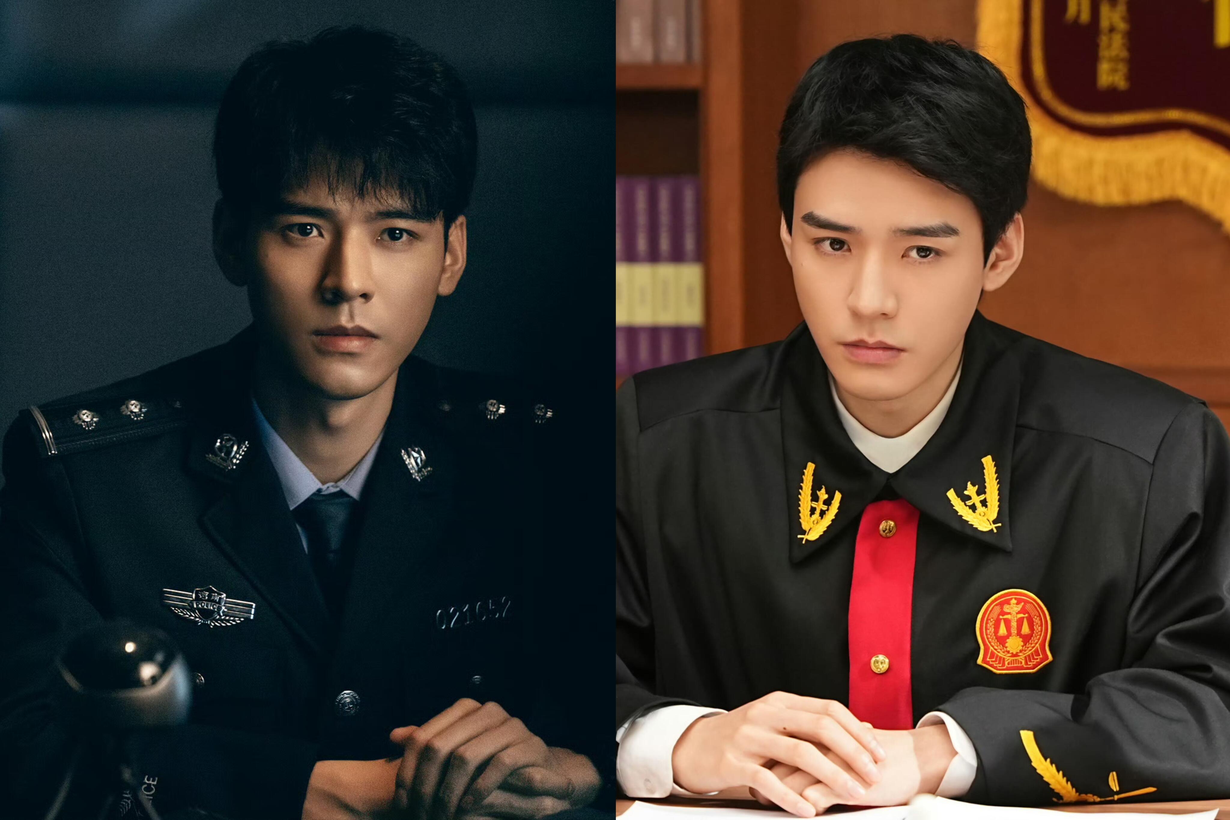 2023年夏天和冬天 同款姿势两个角色两种感觉，还是同一年拍的家事法庭风过留痕