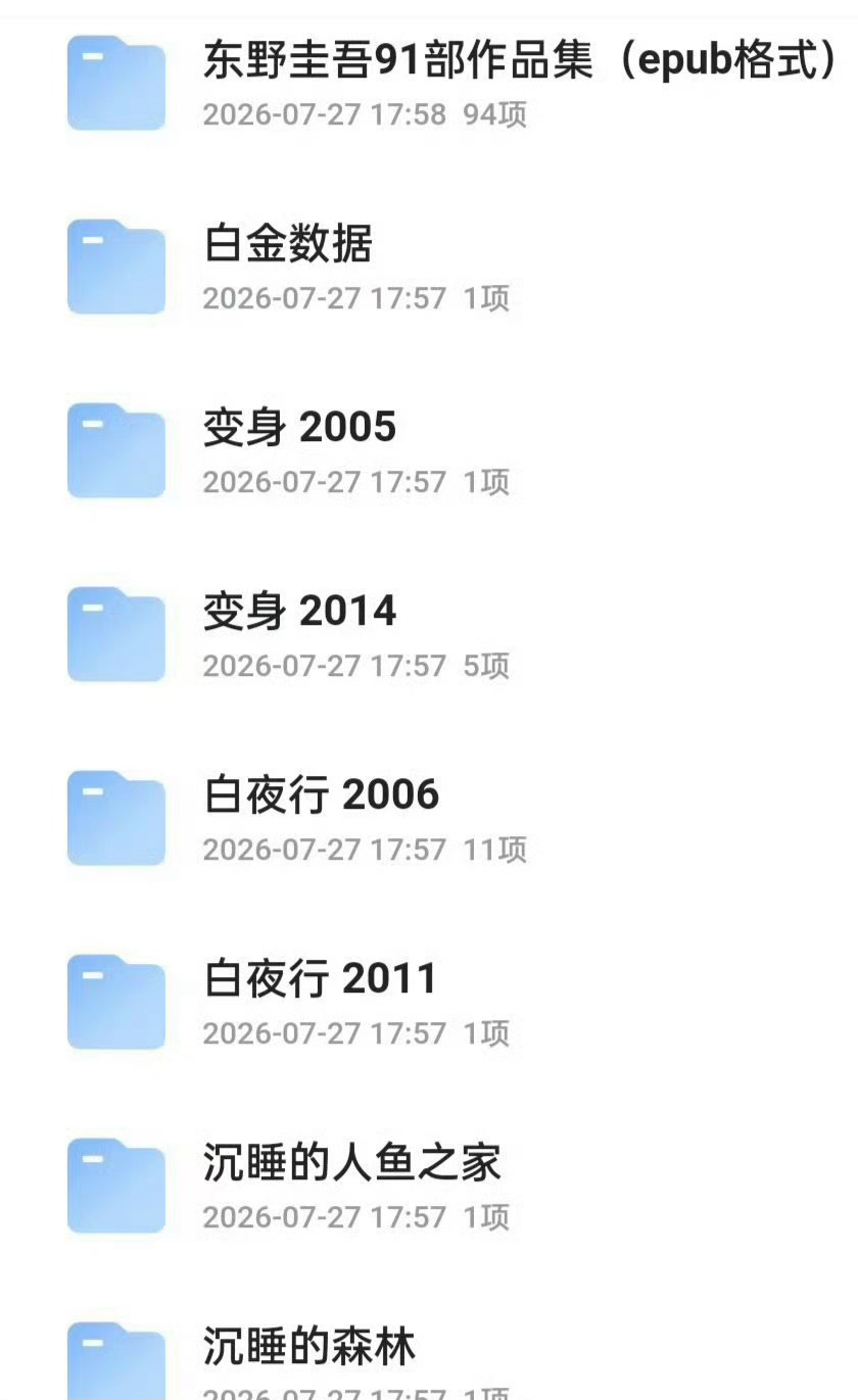 东野圭吾日剧合集 +小说 