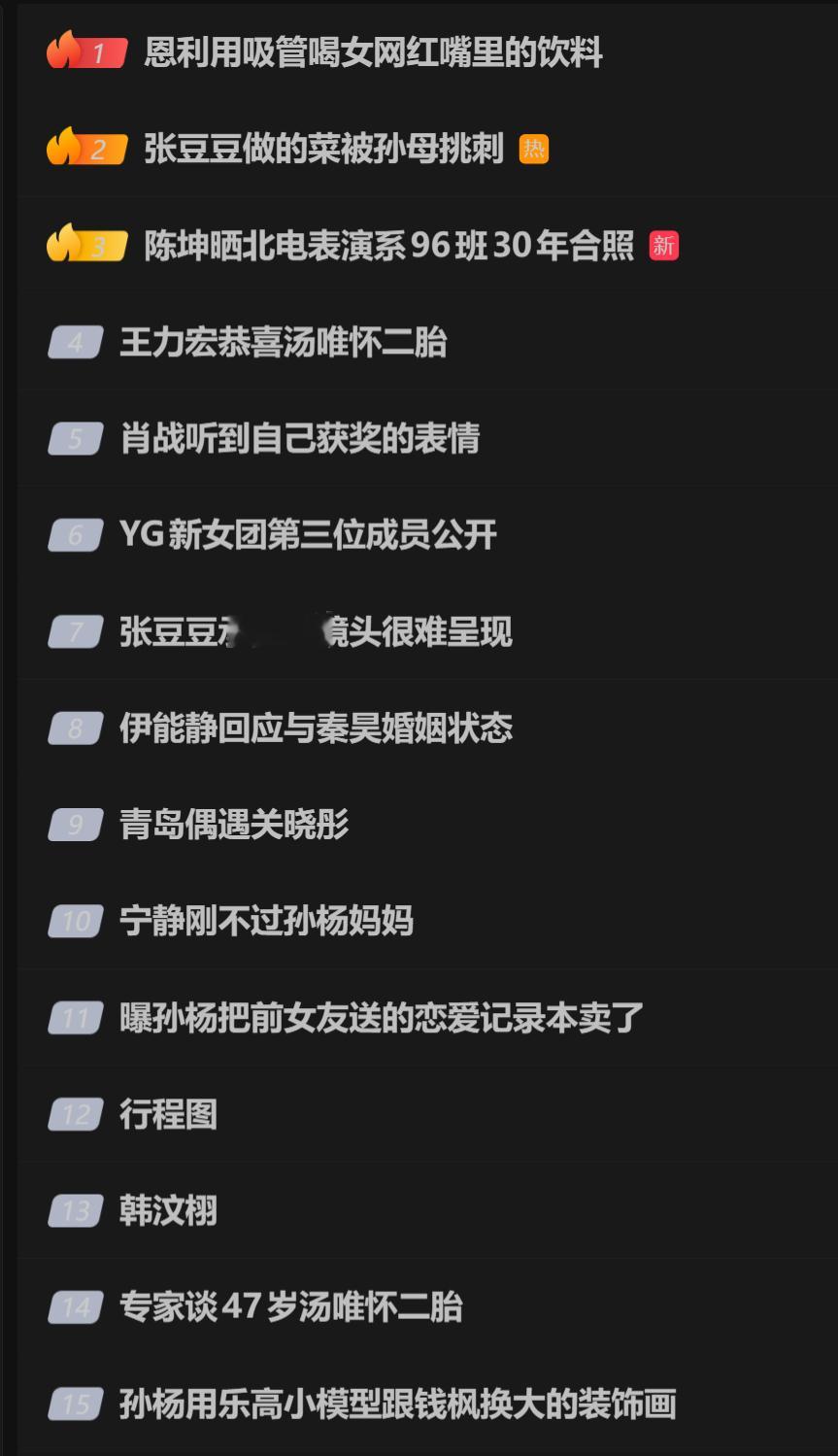 🔻这节目的热搜怎么密密麻麻的……🔻真人综艺都这样吗？张豆豆做的菜被孙母挑刺热