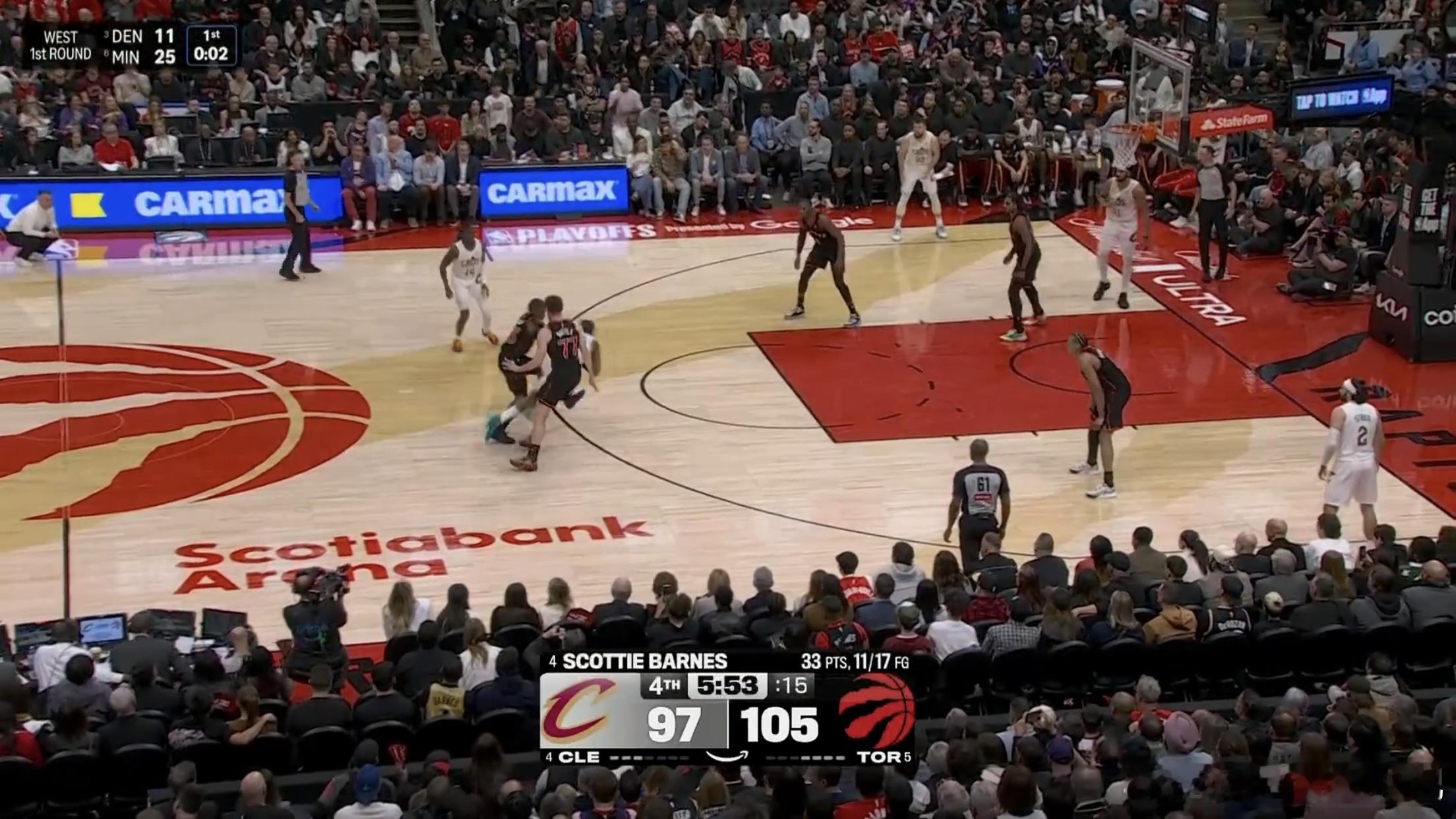 是哈登拉跨，还是防守策略问题？逐帧分析哈登的失误。昨天比赛猛龙主场大胜骑士，避免