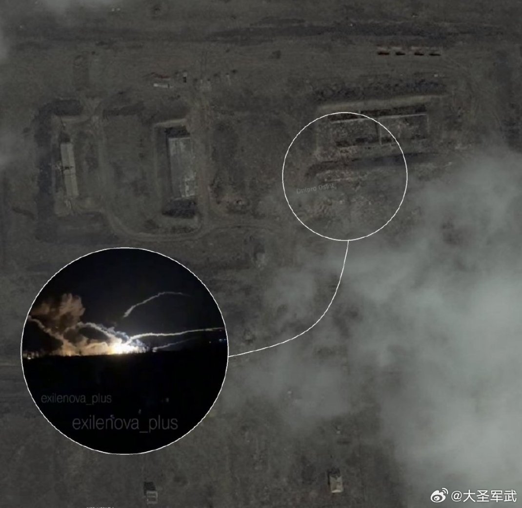 卫星图像显示，俄占卢甘斯克地区多夫然斯克的一个俄军防空导弹仓库被毁，3月14日乌