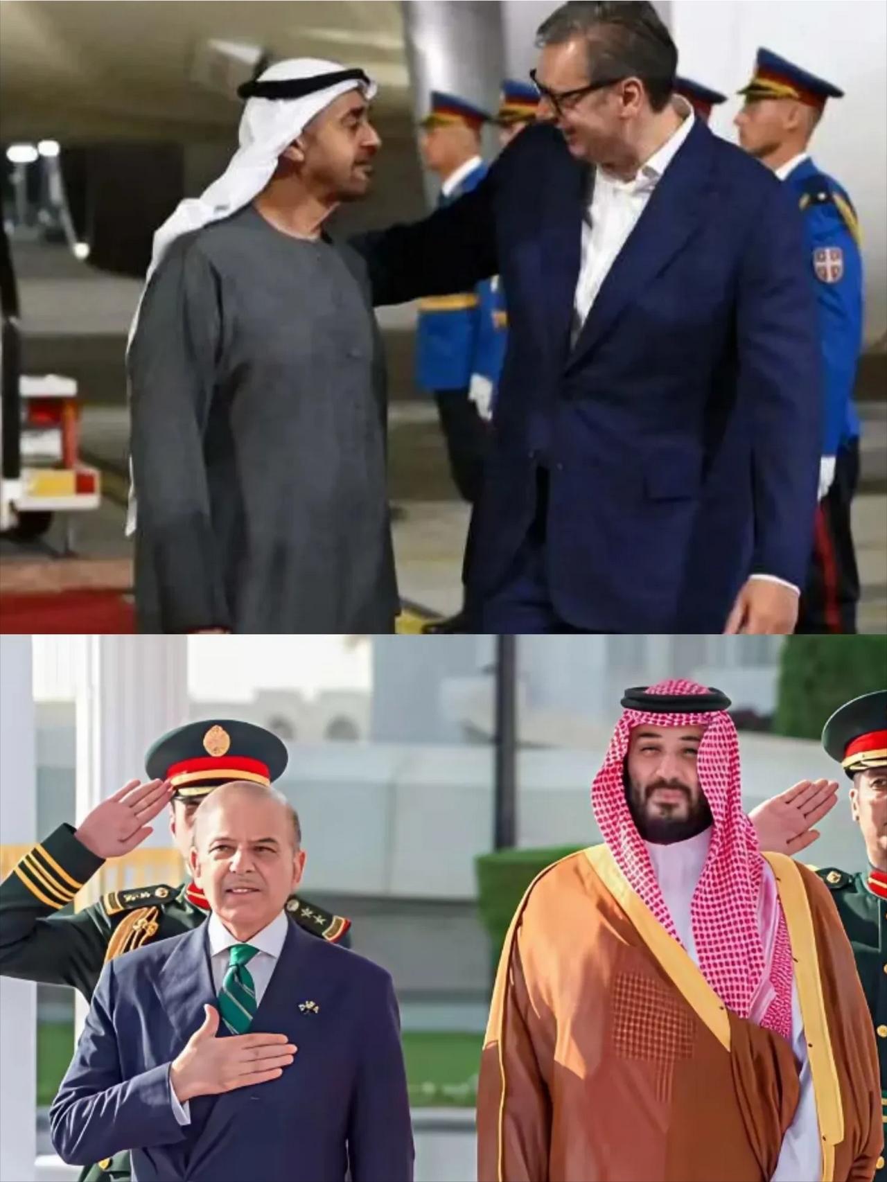 中东局势不一样啦！阿联酋的总统抵达塞尔维亚，卡塔尔被打后，“震碎”了中东国家的安
