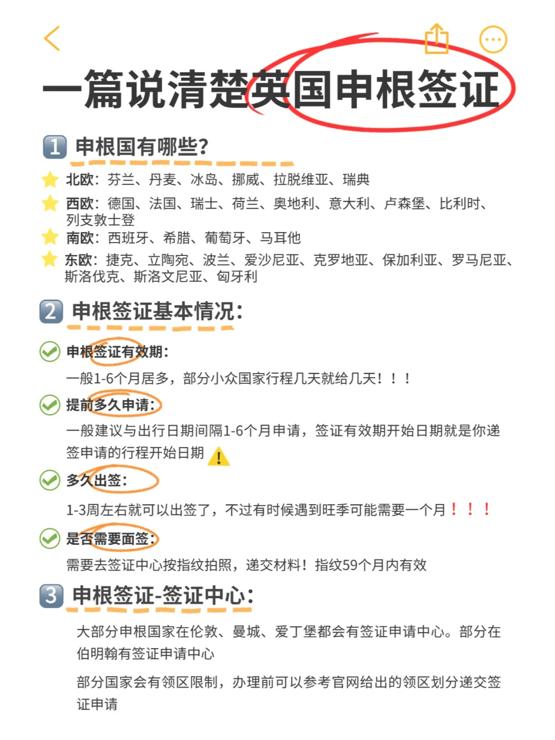🌟一篇说清楚英国申根签证🌟