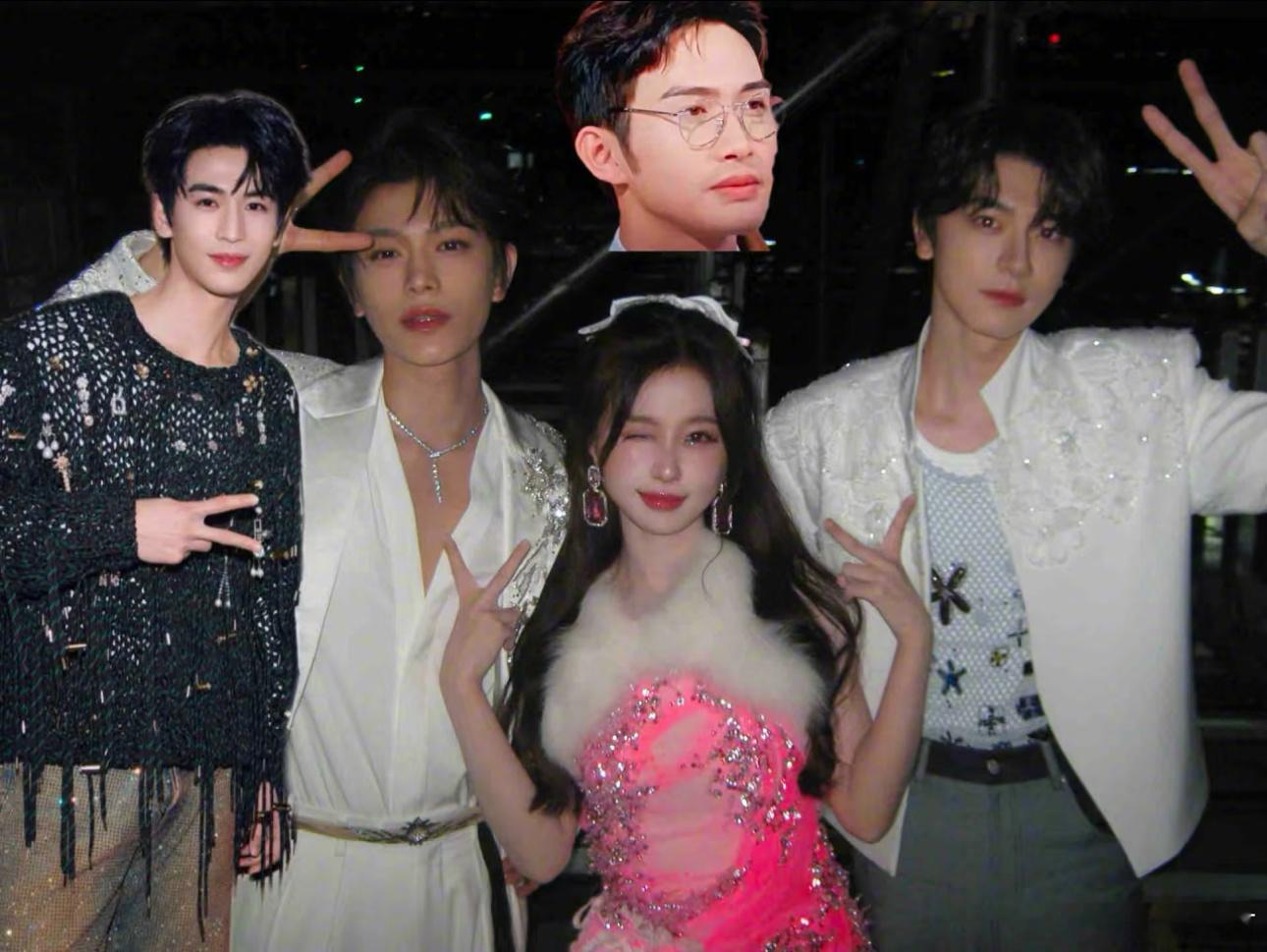 哈哈哈哈哈哈哈哈哈哈救命！虞书欣张凌赫丁禹兮林一张彬彬五个人竟然还有cp名：欣有