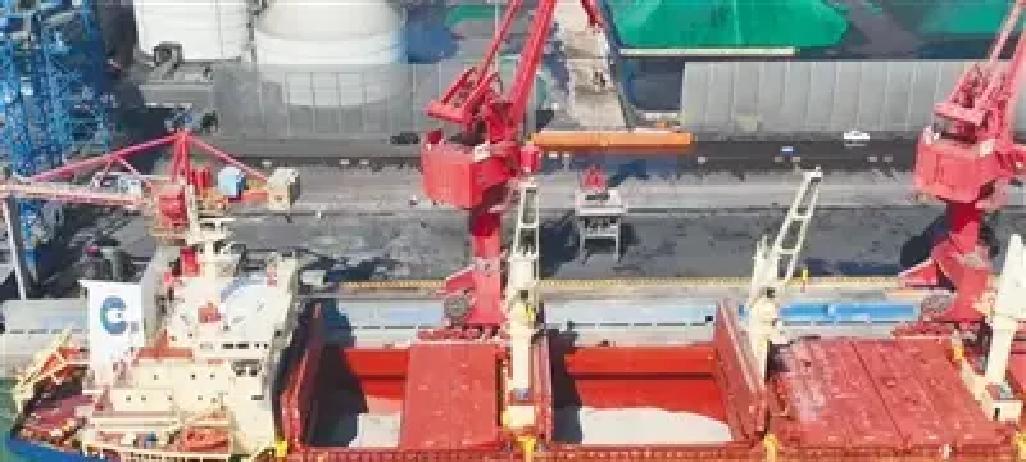 1月9日，海南洋浦港迎来重磅一刻：从非洲马里运来的近2.9万吨锂精矿成功靠泊卸货