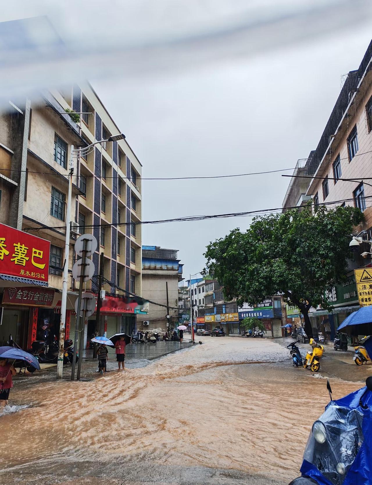 钦州建设路！
大家出门注意安全！钦州 广西钦州 台风