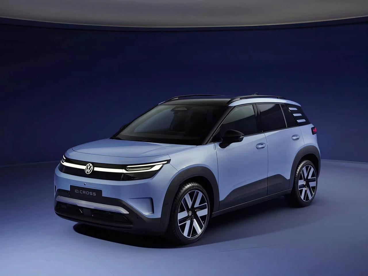 大众ID.CROSS，紧凑型纯电SUV，与燃油版T-Cross形成油电互补的产品