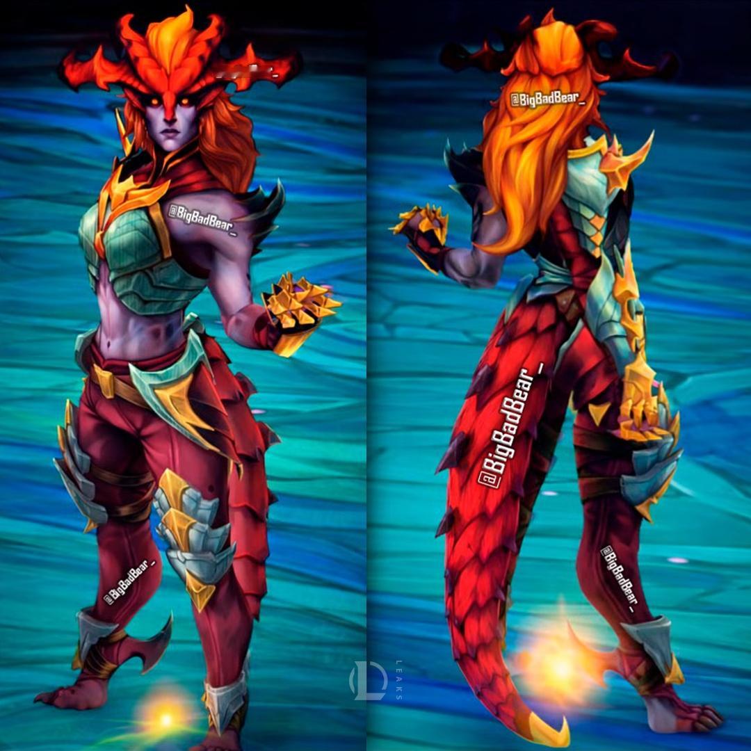 巴西哥泄露新版希瓦娜重做游戏模型，E技能预览英雄联盟