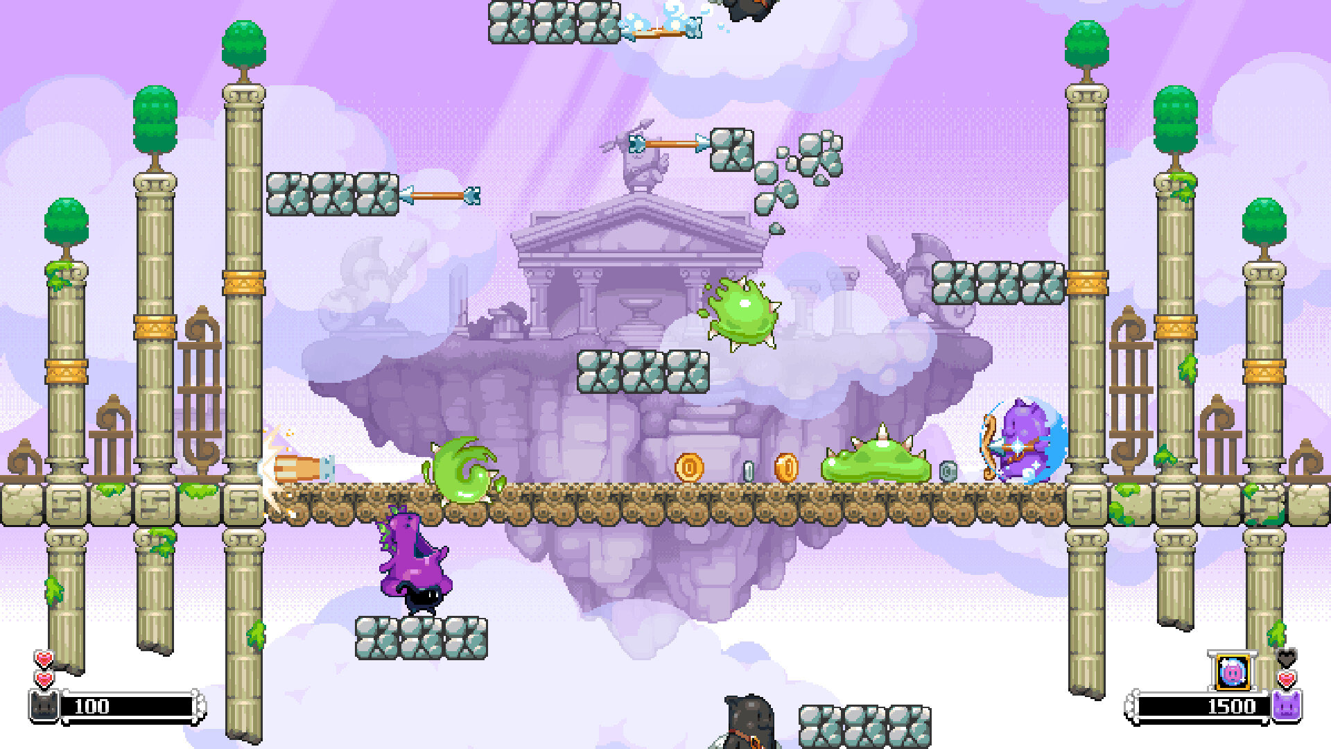 童年经典像素游戏《双箭头豪华版》现已在Steam发售，首发折扣37.8元，支持中